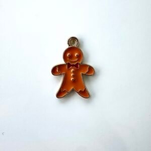 Breloque petit biscuit orange