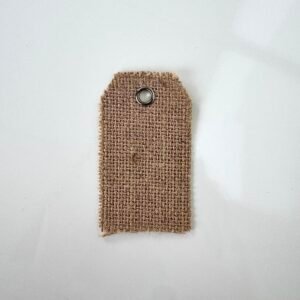 Tag en toile de jute