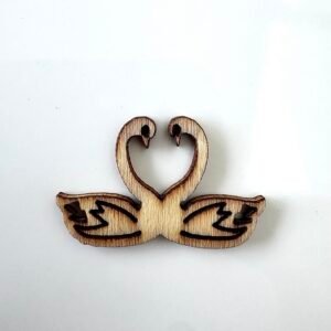 Sujet bois cygne couple