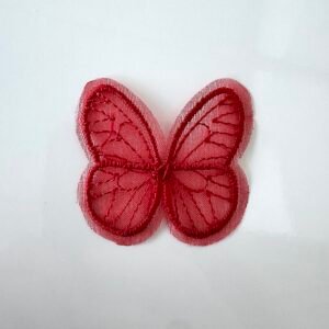 Embellissement papillon brodé