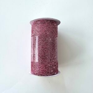 Ruban de table vieux rose à paillette