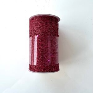 Ruban de table fuchsia à paillette