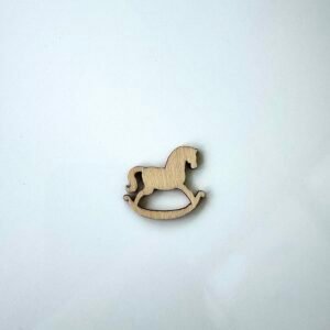 Sujet bois cheval à bascule