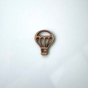 Sujet bois montgolfière