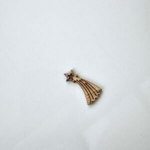 Sujet bois étoile filante