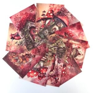 PAPIER 14X10 EMPIRE ROUGE