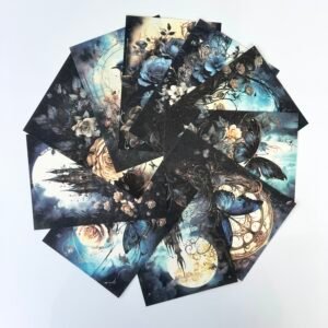 PAPIER 14X10 MALEFIQUE BLEU