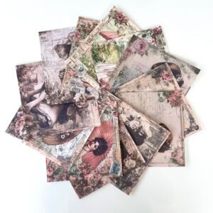 PAPIER 15X15 DAMES ELEGANTE