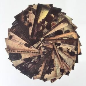 PAPIER 14X10 BAROQUE NOIR