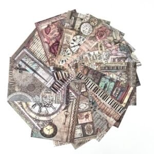 PAPIER 14X10 MUSIQUE VINTAGE