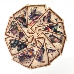 PAPIER 14X8,5 PAPILLONS