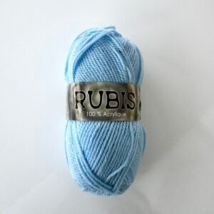 Pelote de laine bleue