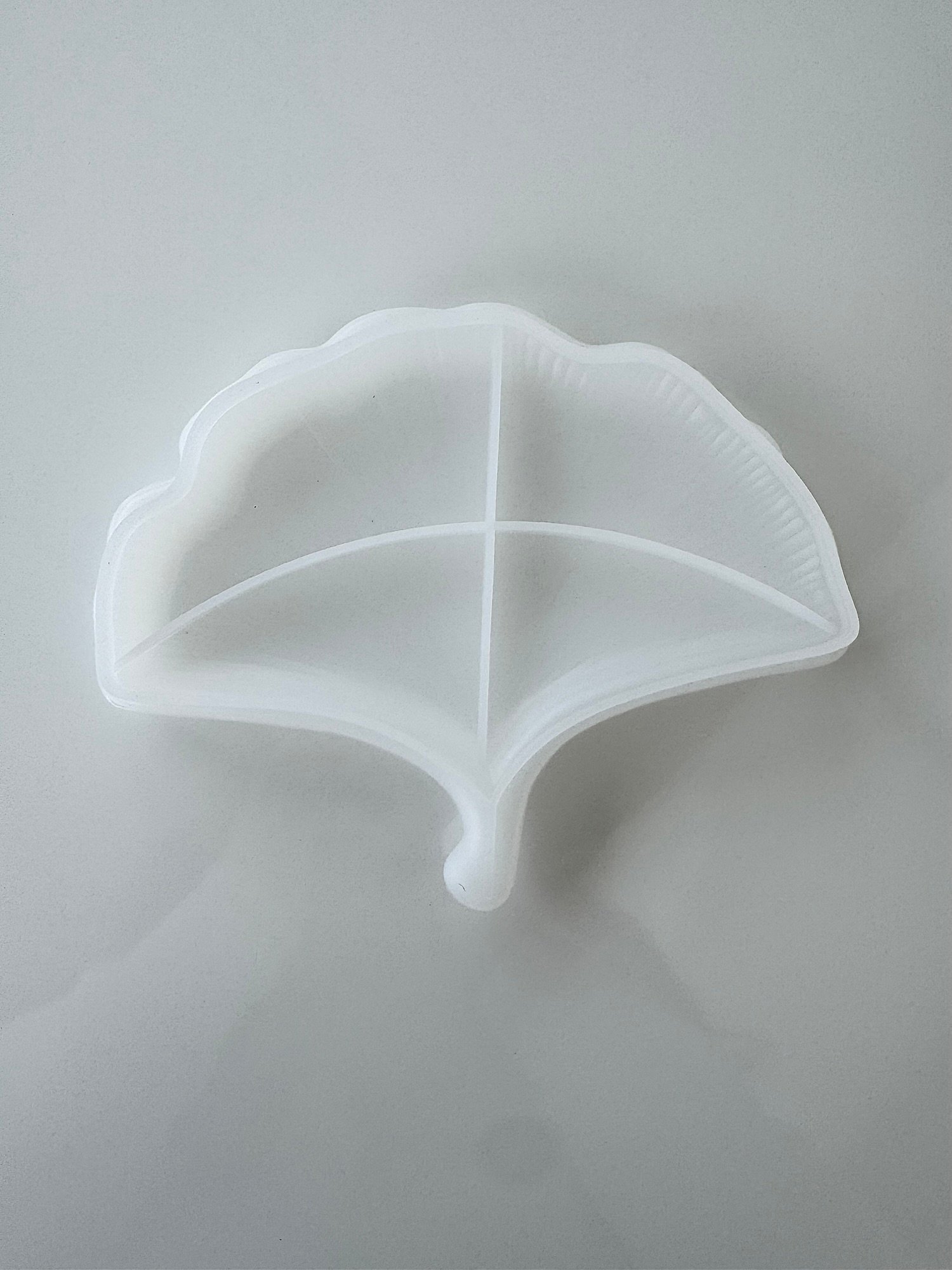 Moule feuille ginkgo en silicone