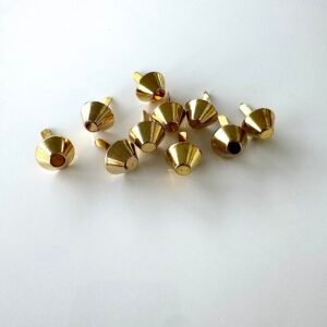 Grosses attaches parisiennes dorées