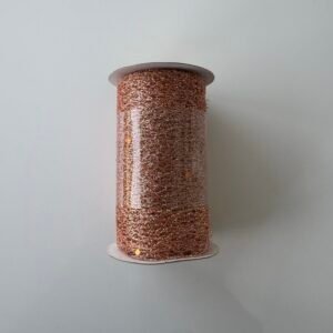 Ruban de table bronze à paillette