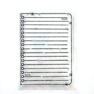 TAMPON CLEAR FEUILLE DE JOURNAL