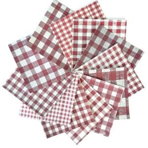 PAPIER 15X15 CARREAUX ROUGE