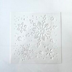 Pochoir flocon de neige