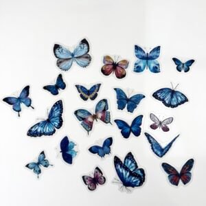 STICKERS PAPILLON BLEU