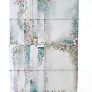 PAPIER 21X14 PAGES FLEURIS