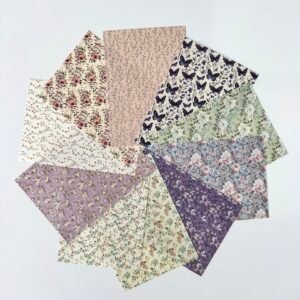 PAPIER 14X10 FLEURS ALEATOIRE