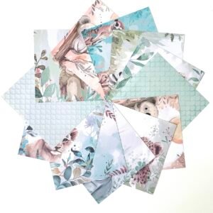 PAPIER 15X15 ANIMAUX DE LA JUNGLE 2