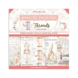 Stamperia – Threads – 10 feuilles double face 30X30