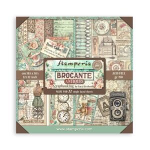 Stamperia – Brocante Antiques – 22 feuilles 30X30