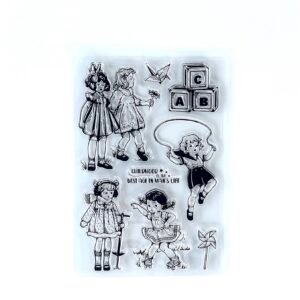 TAMPON CLEAR PETITE FILLE ANNÉE 50