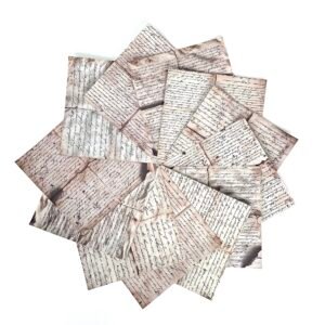 PAPIER 15X15 ECRITURES