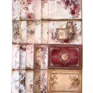PAPIER 21X15 IMITATION LIVRE